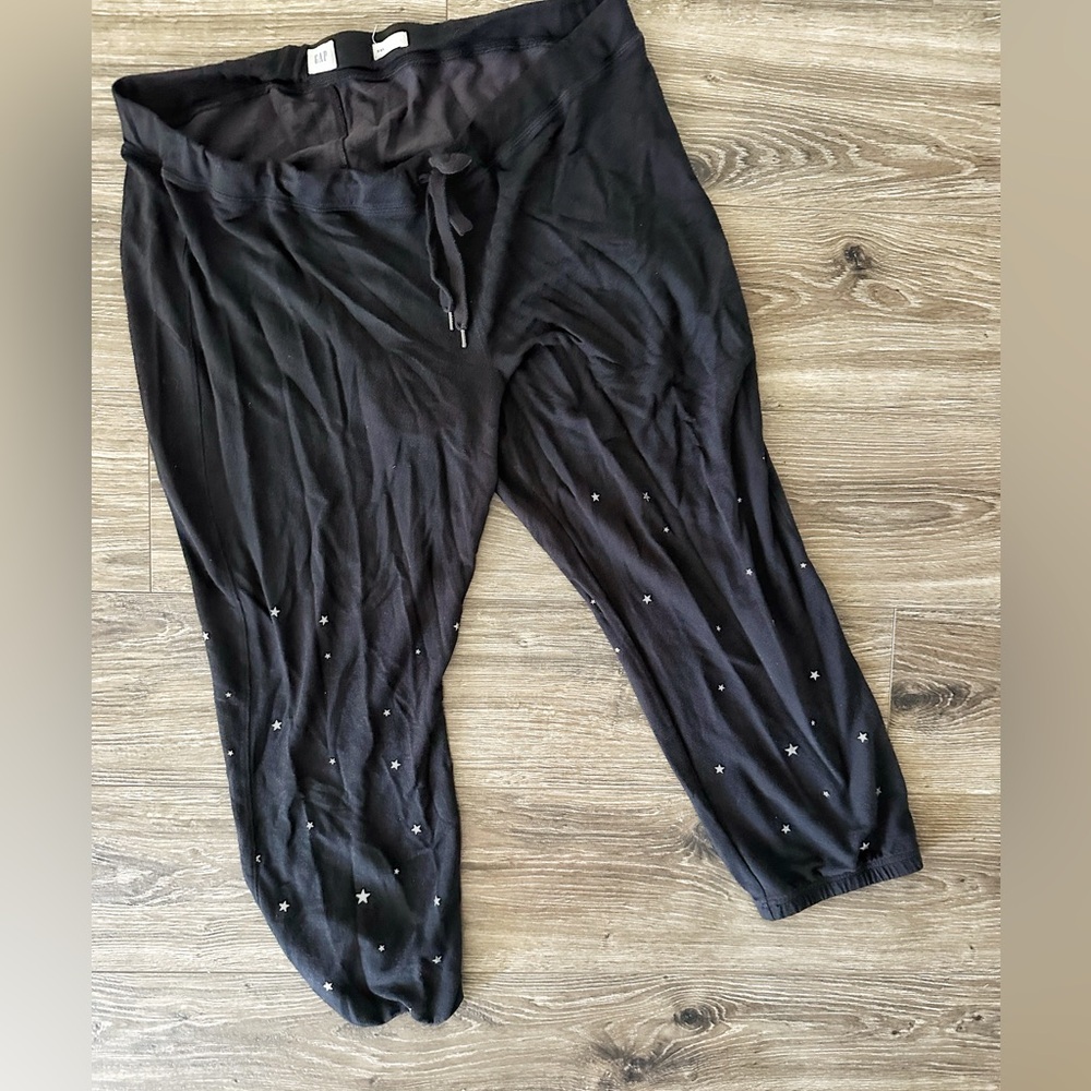 GAP Black Star-Patterned Joggers
